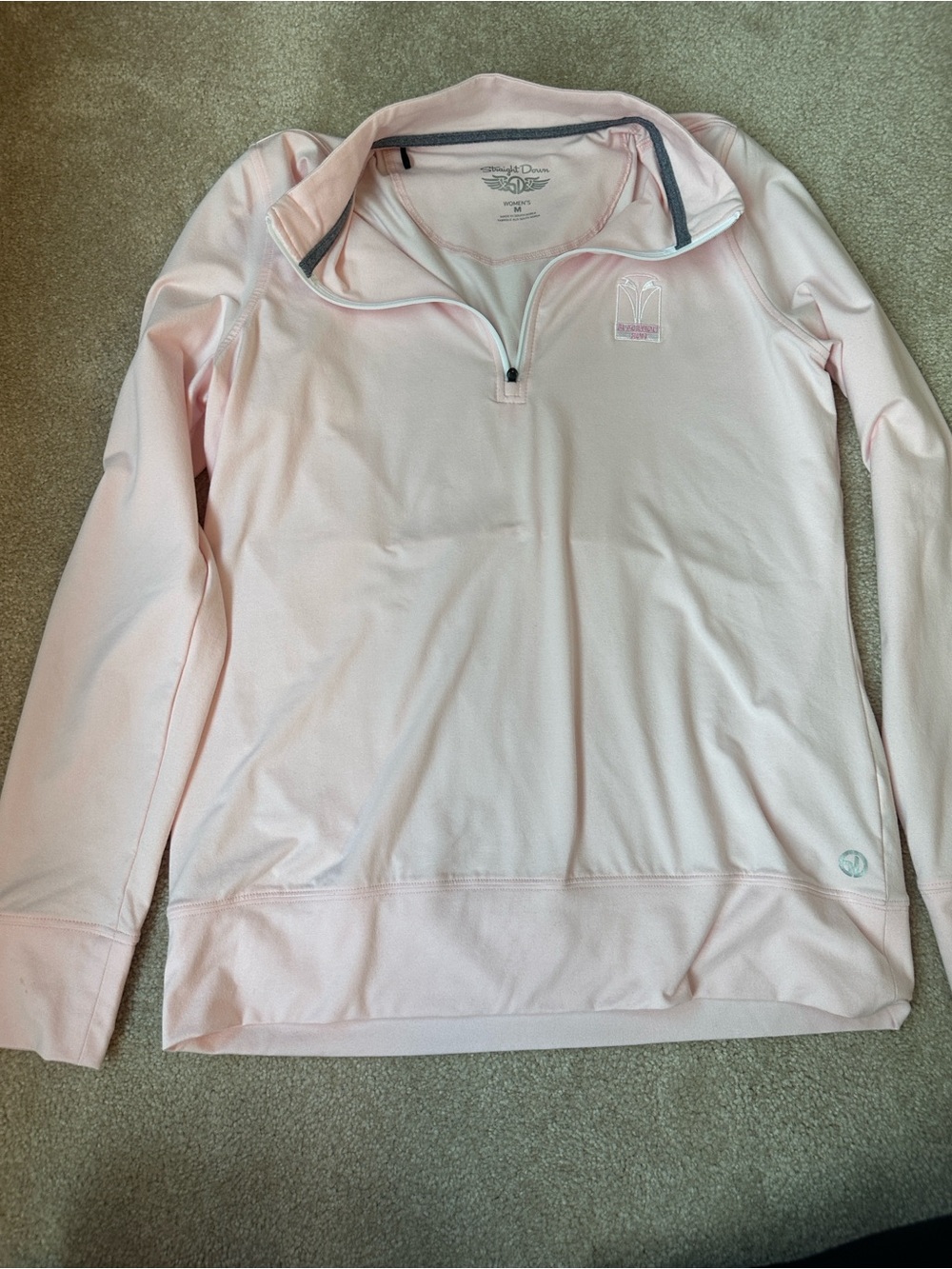 Blackwolf Run Light Pink Half-Zip Pullover